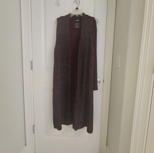 Chico's Duster and matching long sleeve top Size 3
